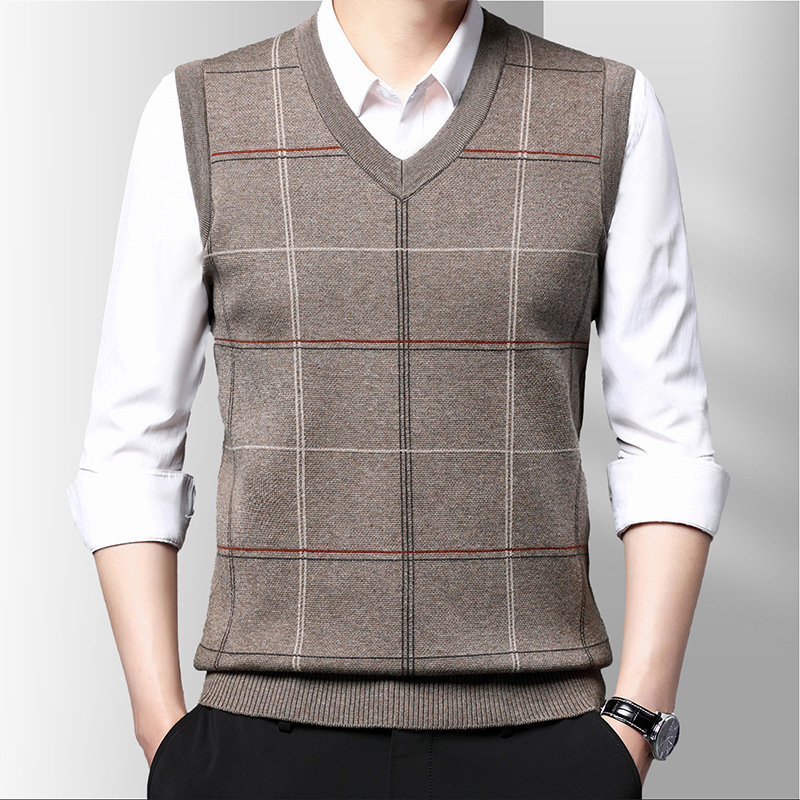 Winter Clothing Men Style - Herfst Winter Heren Trui Gebreid Vest