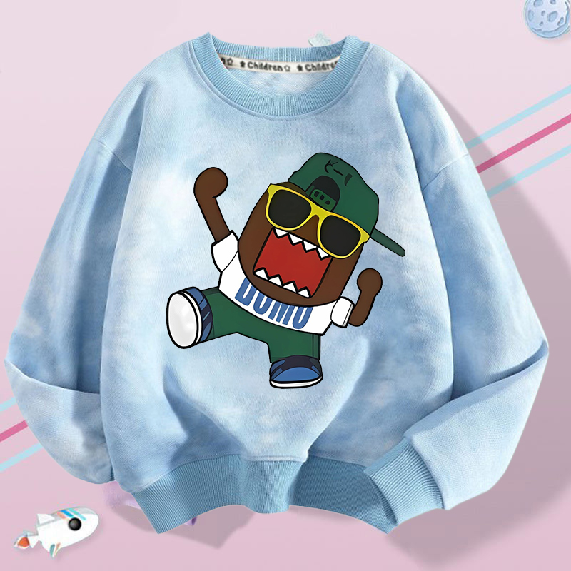 Winter Clothing For Boys - Domo Kun Kinderen Sweatshirt met ronde