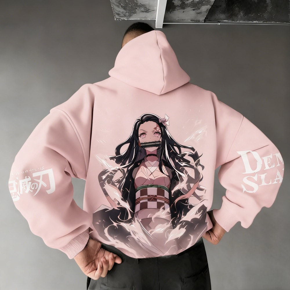 Winter Clothing For Boys - Demon Slayer heren Hoodie Sweatshirt Kamado