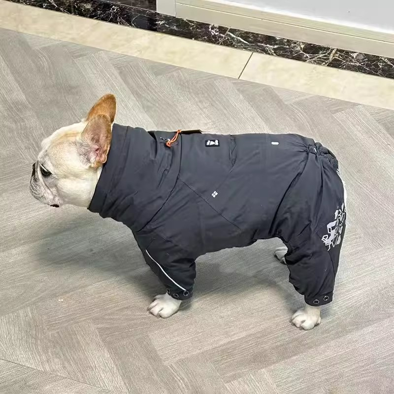 Winter Clothing In French - Franse Bulldog Kleding Jumpsuit Winter Mopshond
