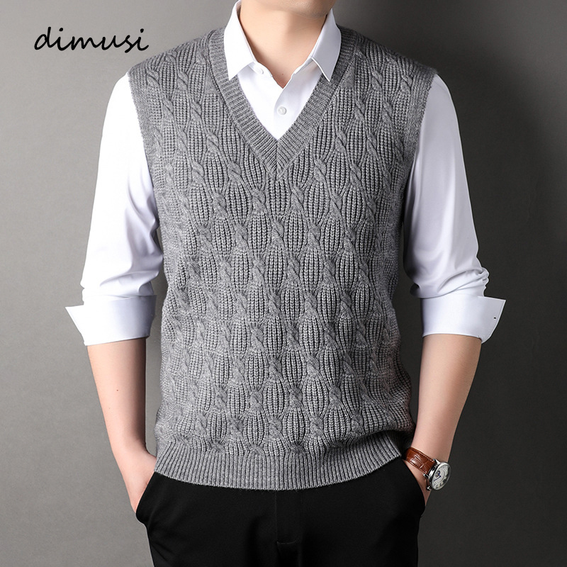Winter Clothing Men Style - Dimusi Herfst Winter Heren Mouwloze Jassen