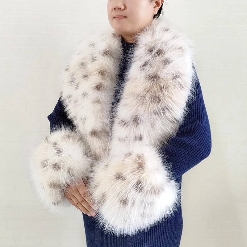 Winter Clothing Essentials - Grote Vrouwen Faux Vos Bont Sjaal