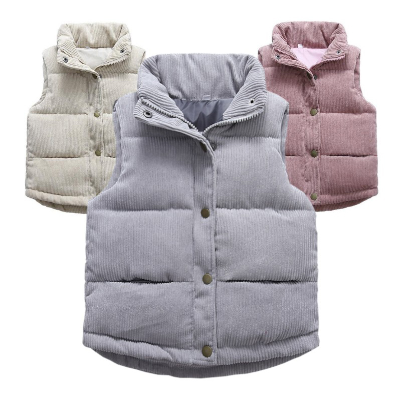 Winter Clothing For Boys - Kinderen Jongens Meisjes Corduroy Vesten Dikker