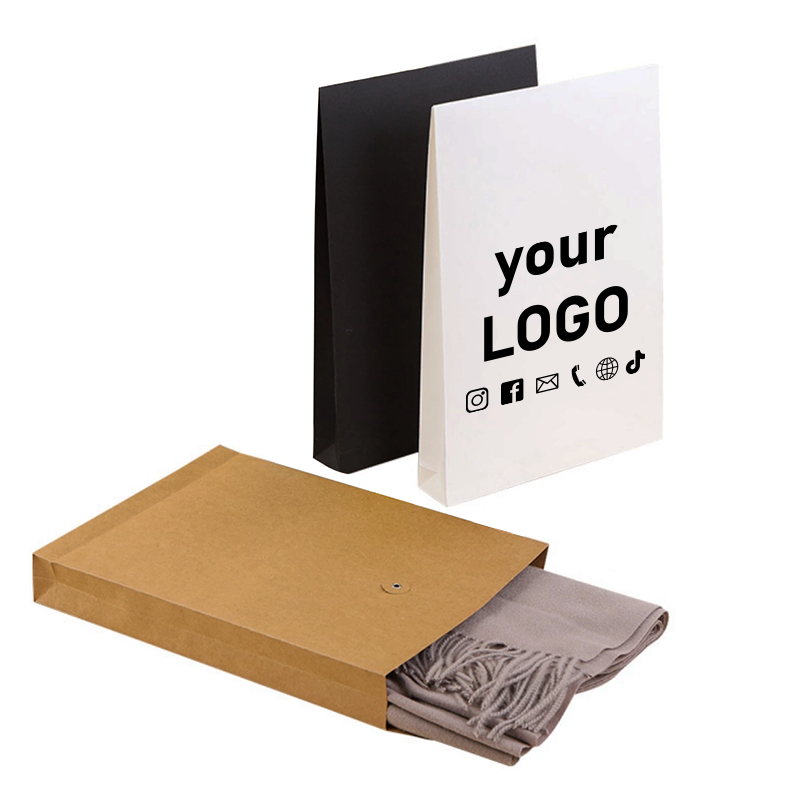 Winter Clothing Work - 30 stks kraftpapier archiefzak op maat