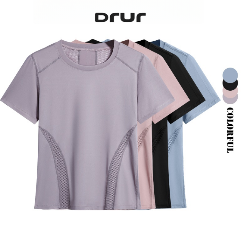 Winter Clothing Essentials - DRUR Zomer Lichtgewicht Running T-shirt Dames