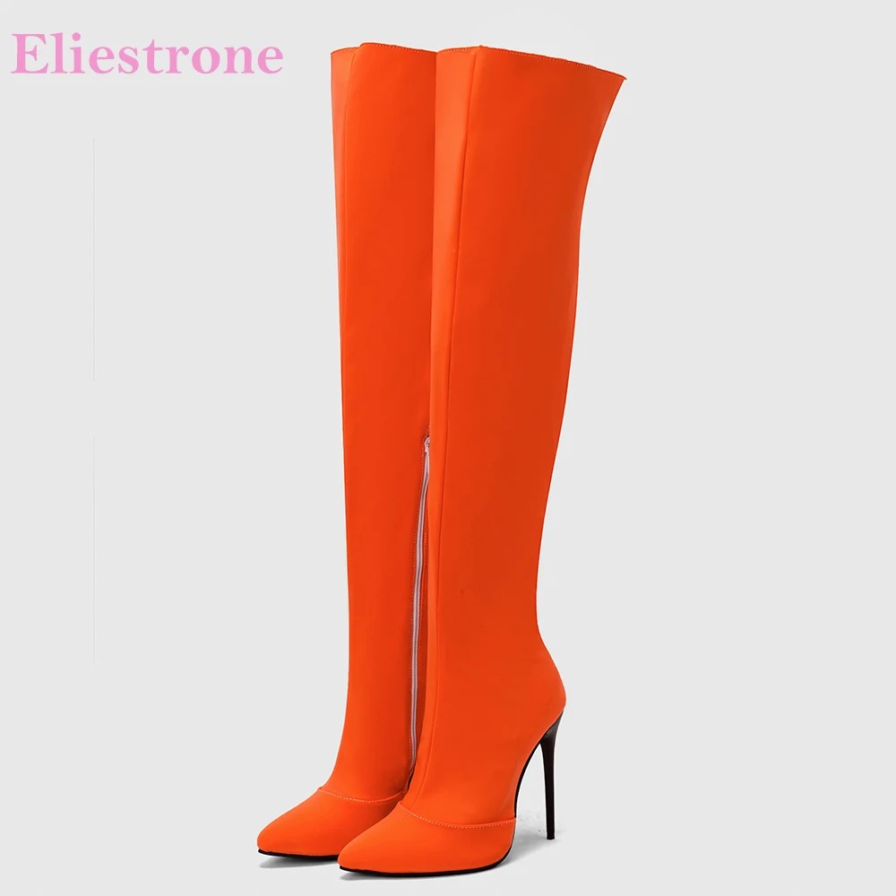 Winter Clothing For Women - Nieuwe Winter Glamour Oranje Geel Vrouwen