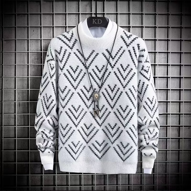 Winter Clothing Men Style - Herfst Winter Heren Trui Pluche Warme