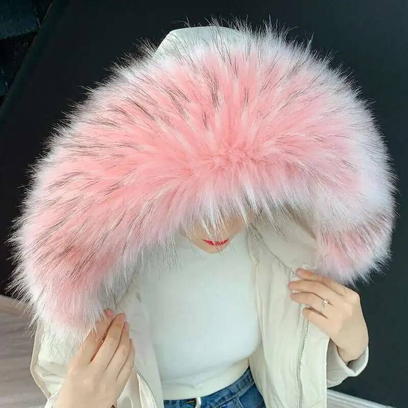 Winter Clothing Essentials - Afneembare nepbontkraag Extra grote warme nepbont
