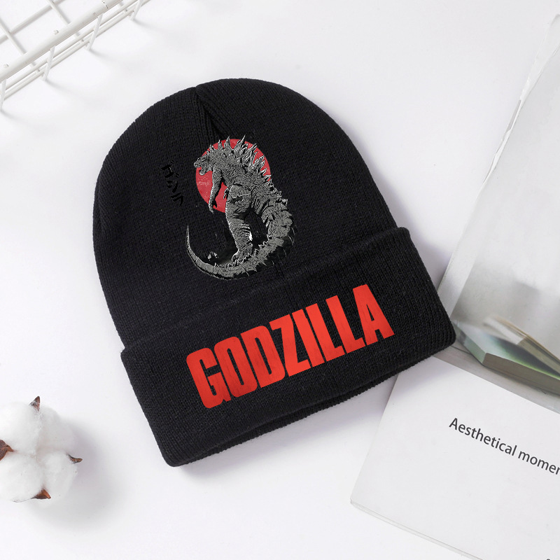 Winter Clothing For Boys - Godzilla Gebreide Muts Winter Lente Cool