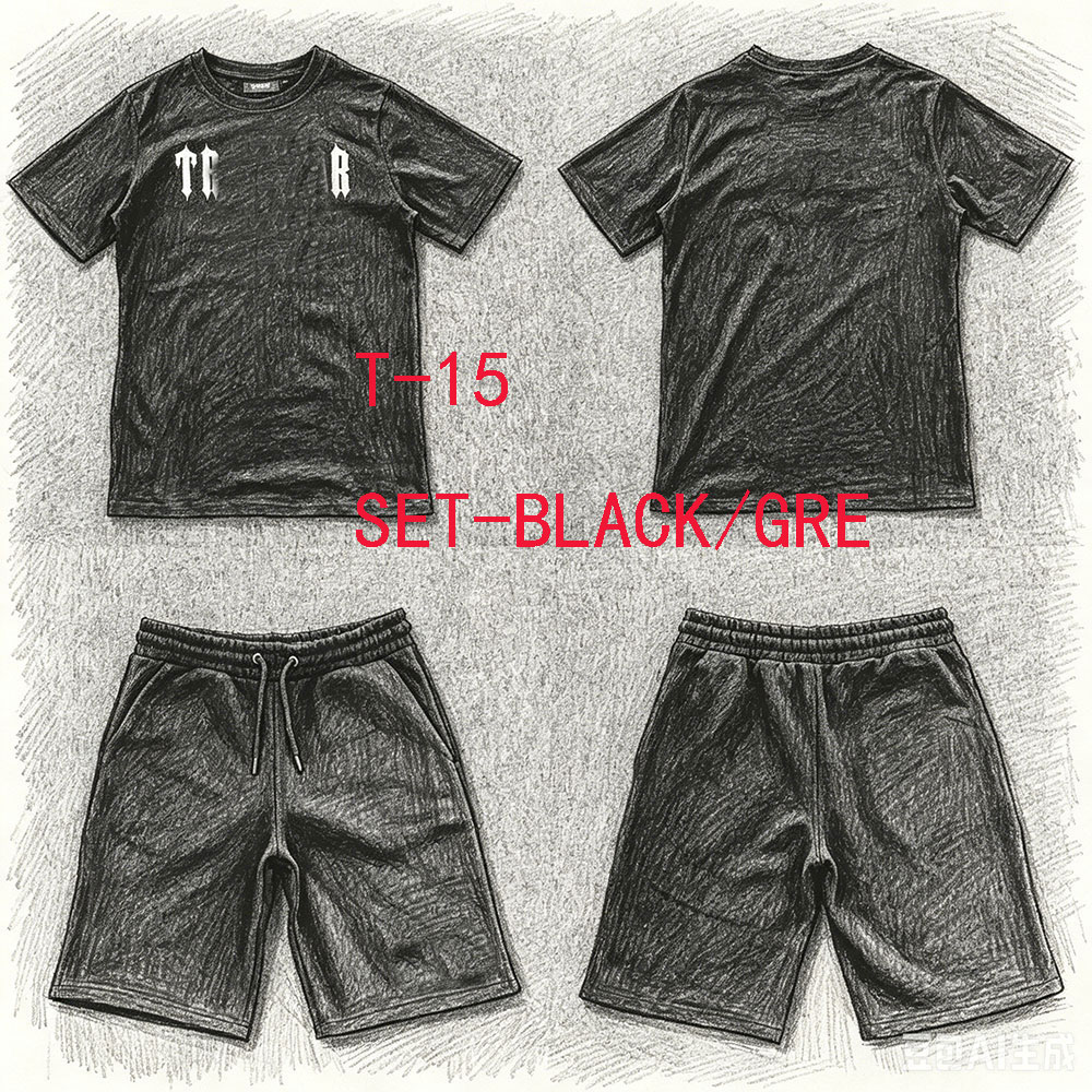 Winter Clothing For Women - T-15 Short Set Trainingspak Broek T-shirt