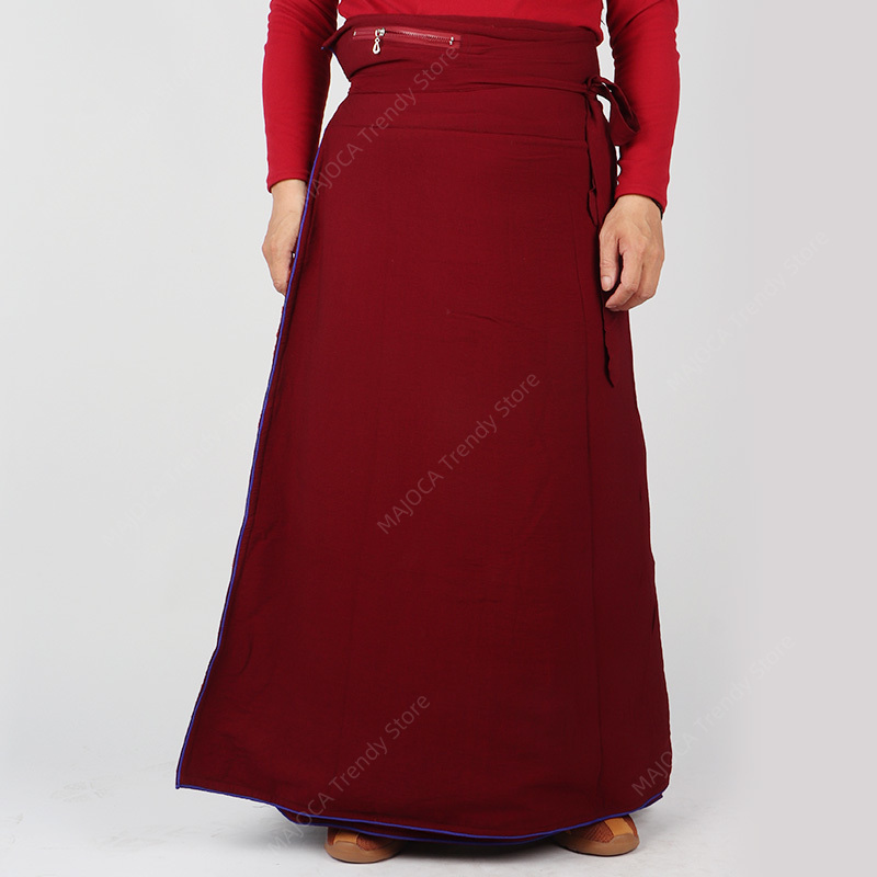 Winter Clothing Men Style - Winter Tibetaanse Monnik Lama Rok Dikke