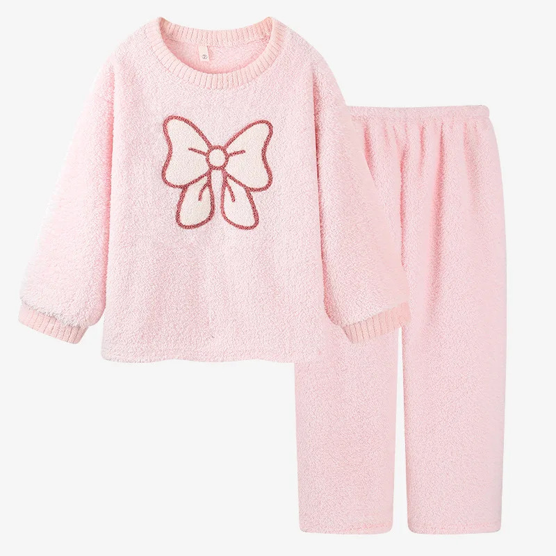 Roze strik pyjama lange mouw r - Winter Clothing For Women recensie en prijs