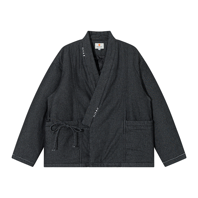 Winter Japanse stijl blauwe ki - Traditional Winter Japanese Clothing recensie en prijs