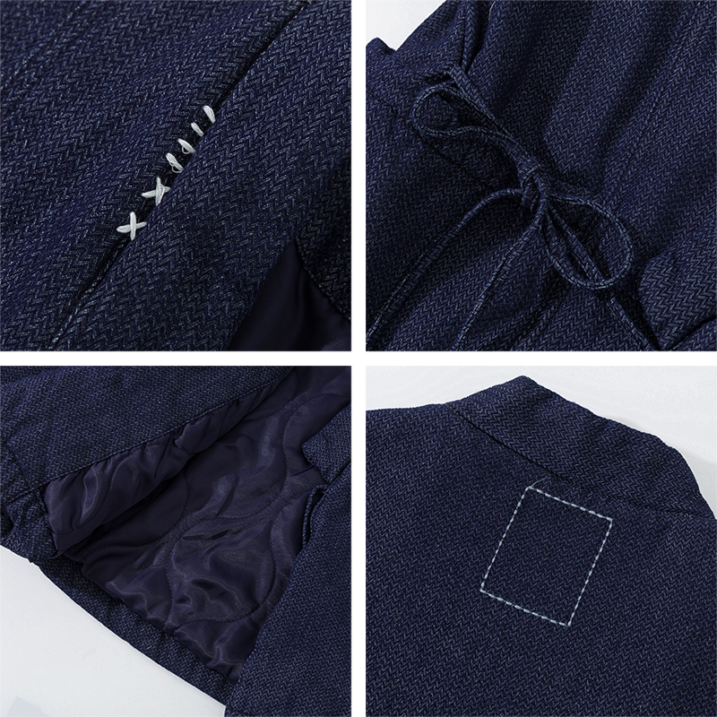 Winter Japanse stijl blauwe ki - Traditional Winter Japanese Clothing recensie en prijs