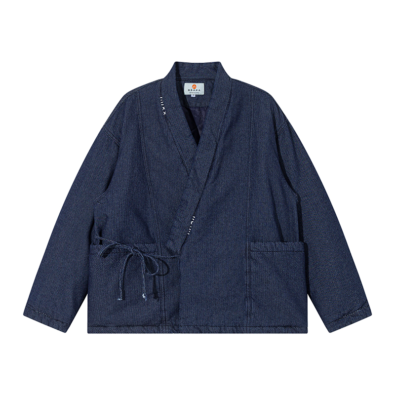 Winter Japanse stijl blauwe ki - Traditional Winter Japanese Clothing recensie en prijs