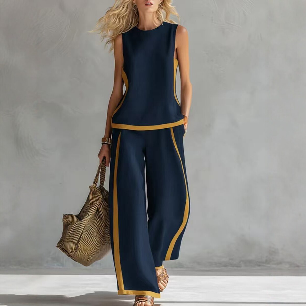 Simpele gestreepte damespakken - Winter Clothing Sale recensie en prijs