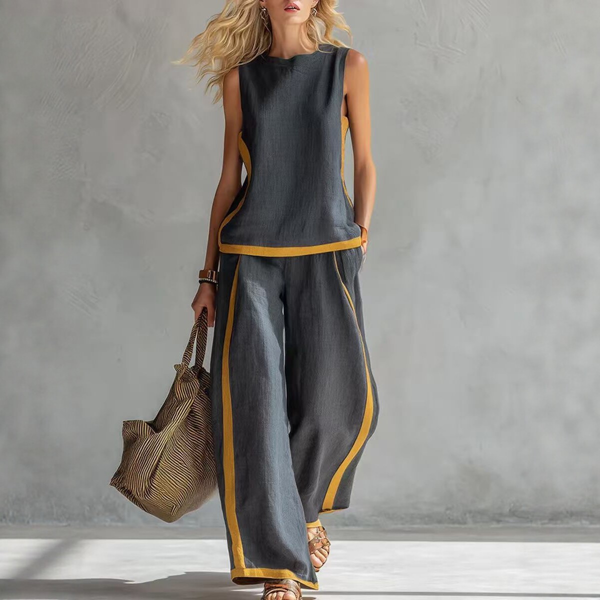 Simpele gestreepte damespakken - Winter Clothing Sale recensie en prijs