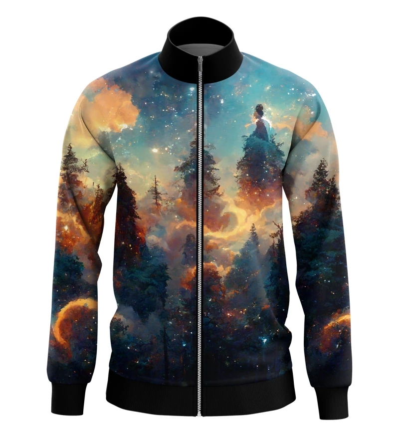 3d Bedrukte Starry Sky Zip Man - Quality Winter Clothing Jacket recensie en prijs