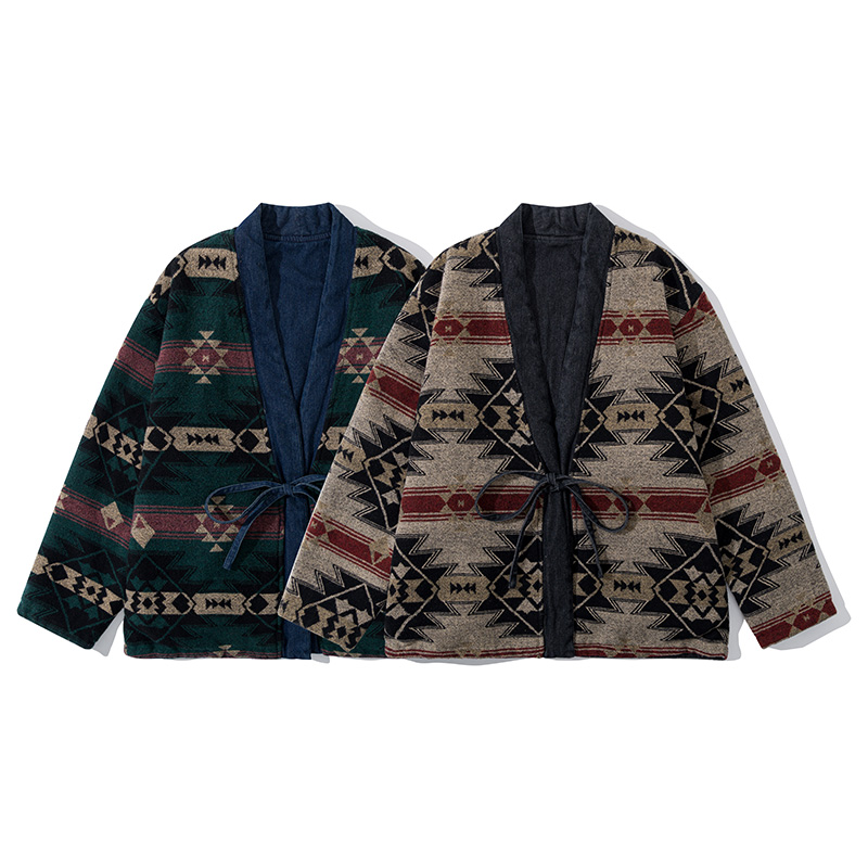 Mode Vintage omkeerbare jas Ki - Traditional Winter Japanese Clothing recensie en prijs