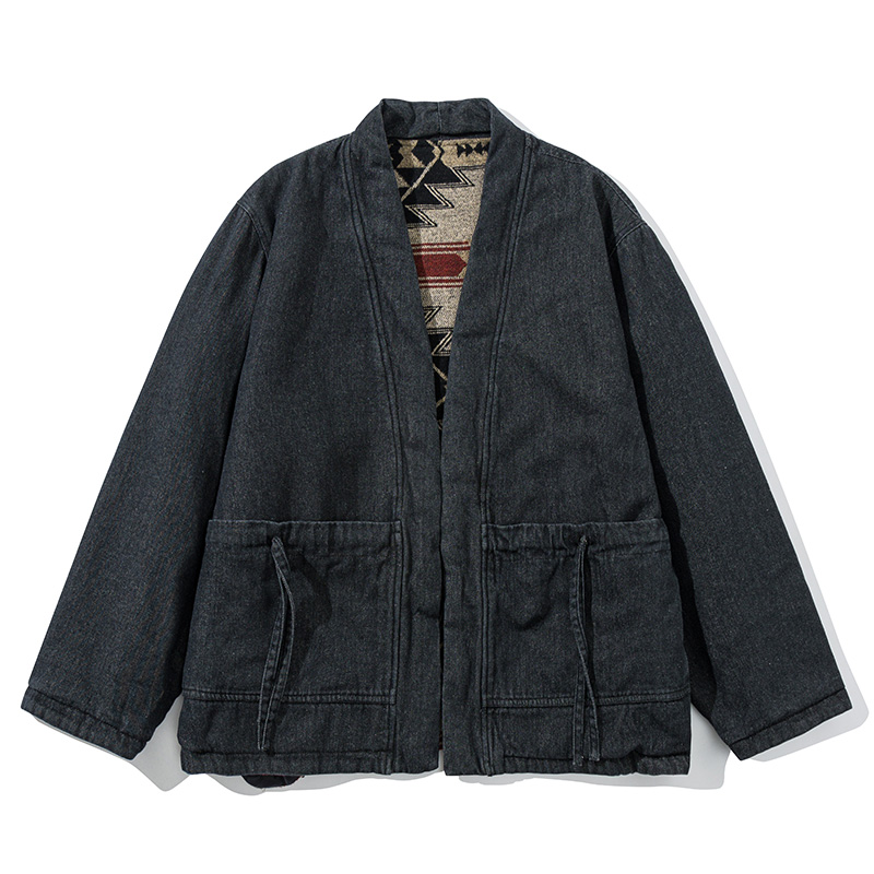 Mode Vintage omkeerbare jas Ki - Traditional Winter Japanese Clothing recensie en prijs