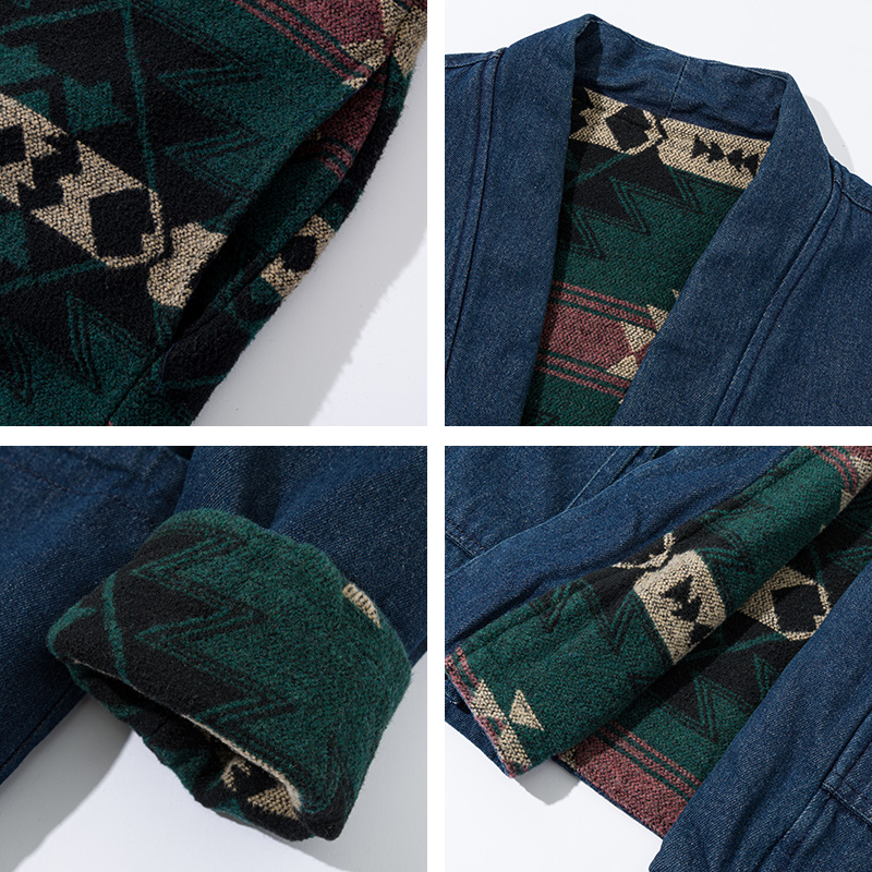 Mode Vintage omkeerbare jas Ki - Traditional Winter Japanese Clothing recensie en prijs
