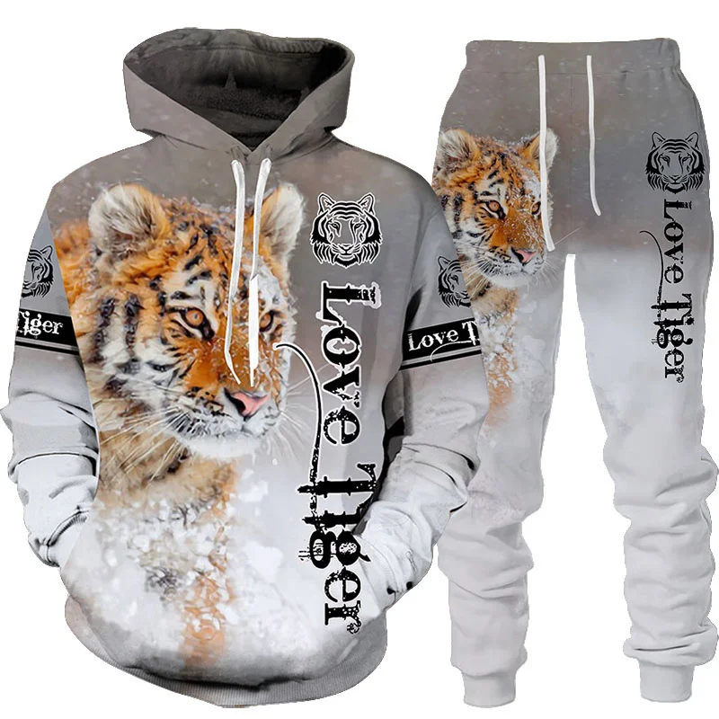Nieuwe Dieren 3D Tijger Gedruk - Winter Clothing Men Style recensie en prijs