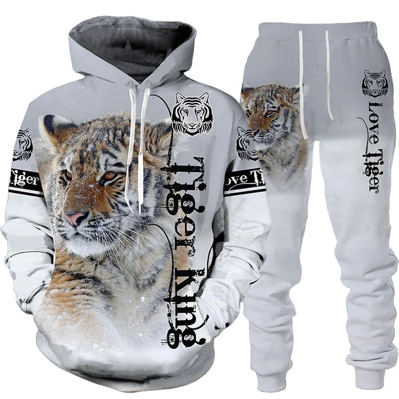 Nieuwe Dieren 3D Tijger Gedruk - Winter Clothing Men Style recensie en prijs