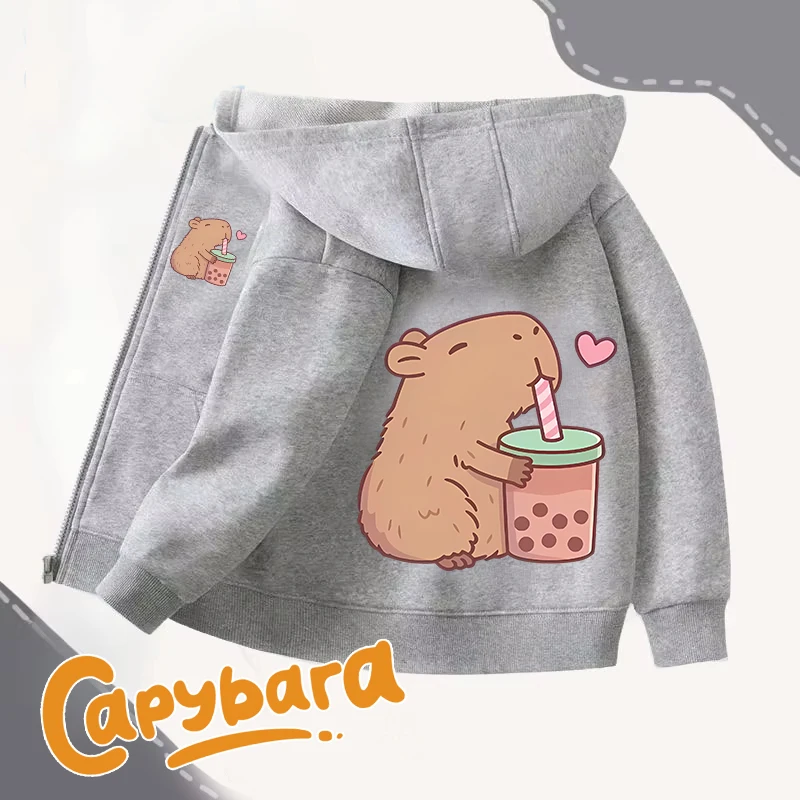 Capybara Rits Hoodies Jassen M - Winter Clothing For Boys recensie en prijs