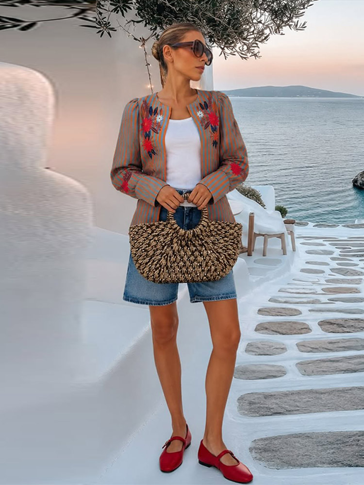 2026 Vroege herfst gestreept b - Winter Clothing For Women recensie en prijs